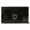 Brit-Luxe Clutch Bag Croc Black