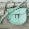 Brit-Stitch Half Pint Small Satchel Bag Grayed Jade