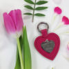 Brit-Stitch Personalised Heart Keyring