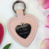 Brit-Stitch Personalised Heart Keyring