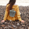 Backpack in Stormy Sea