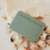 Leather Card Holder Wallet Stormy Sea